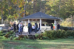 Grillhuset i användning